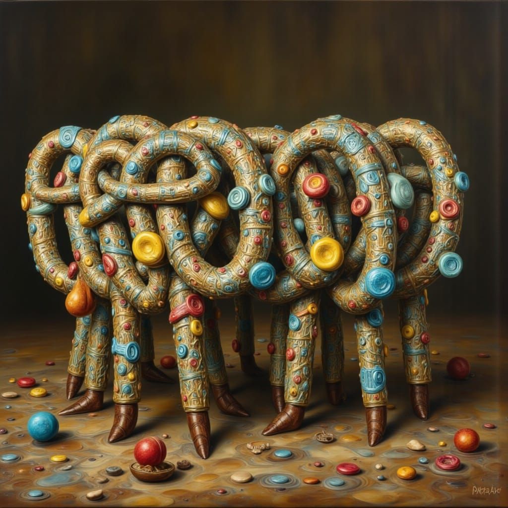 Elite Group Portrait in Photosurrealist Style