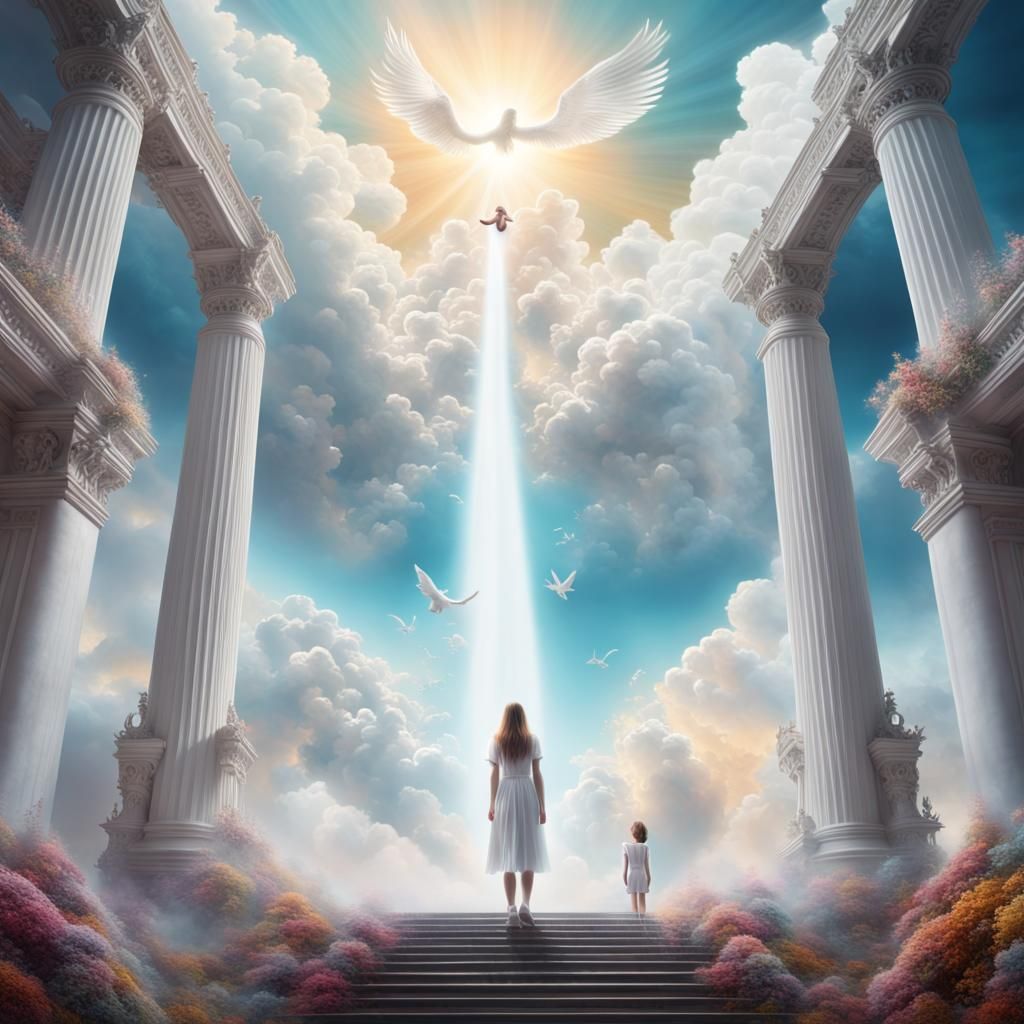 Ascension to Heaven: A Digital Matte Painting