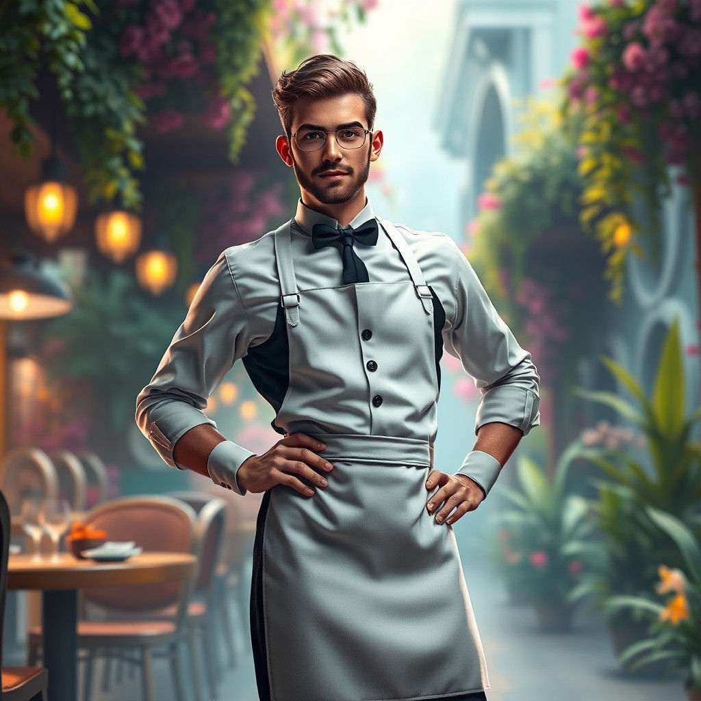 Dreamlike Realm Waiter in Fantasy Concept Art