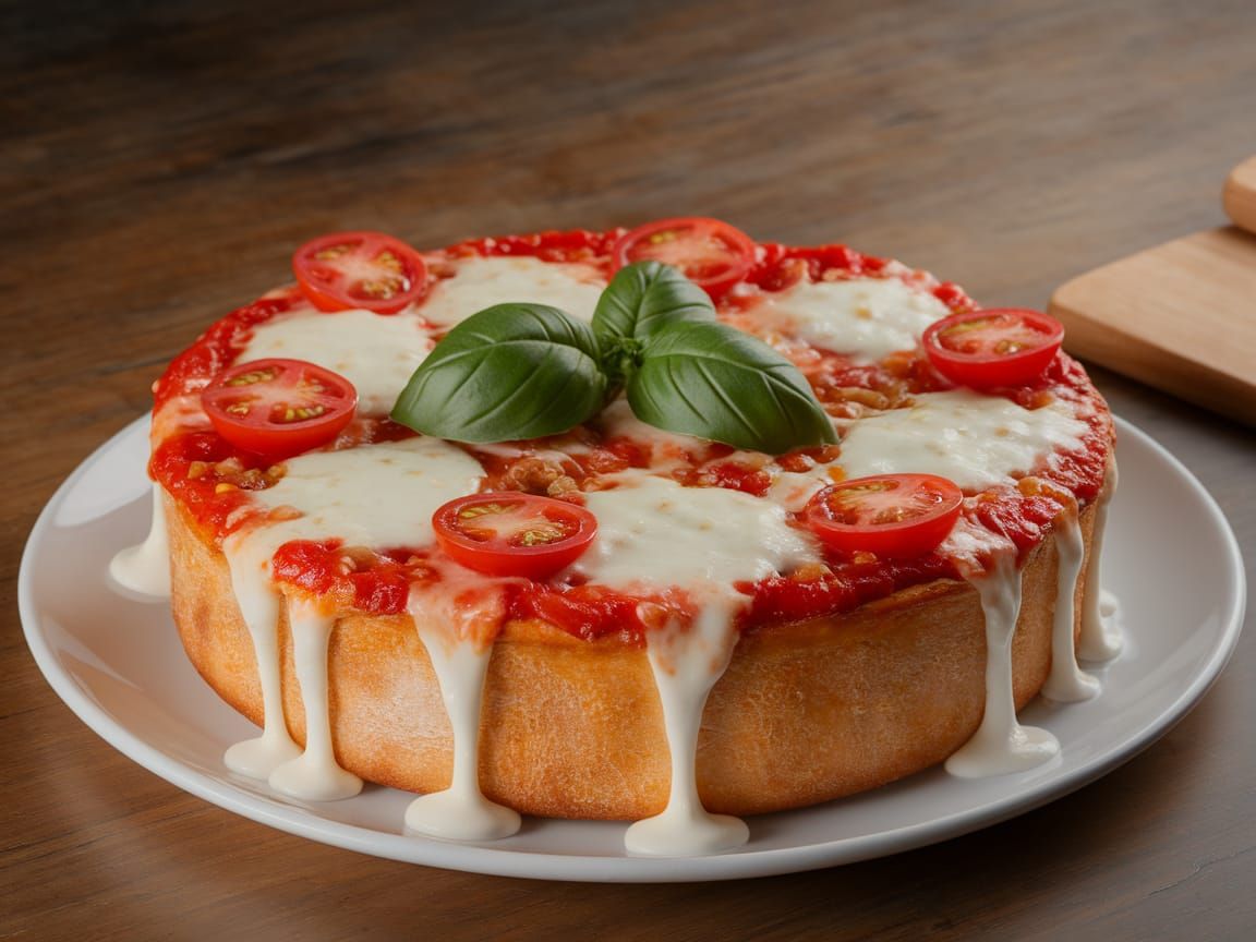 Chicago-style Deep-dish Pizza