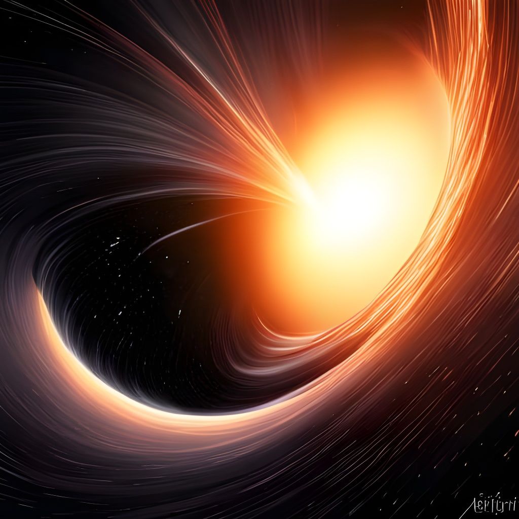 Event Horizon of a Black Hole in HDR