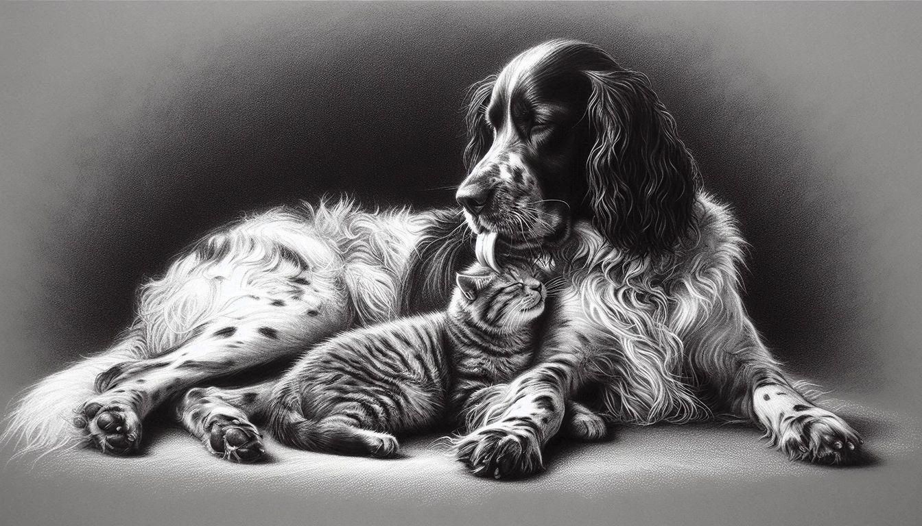 Classic Charcoal Drawing