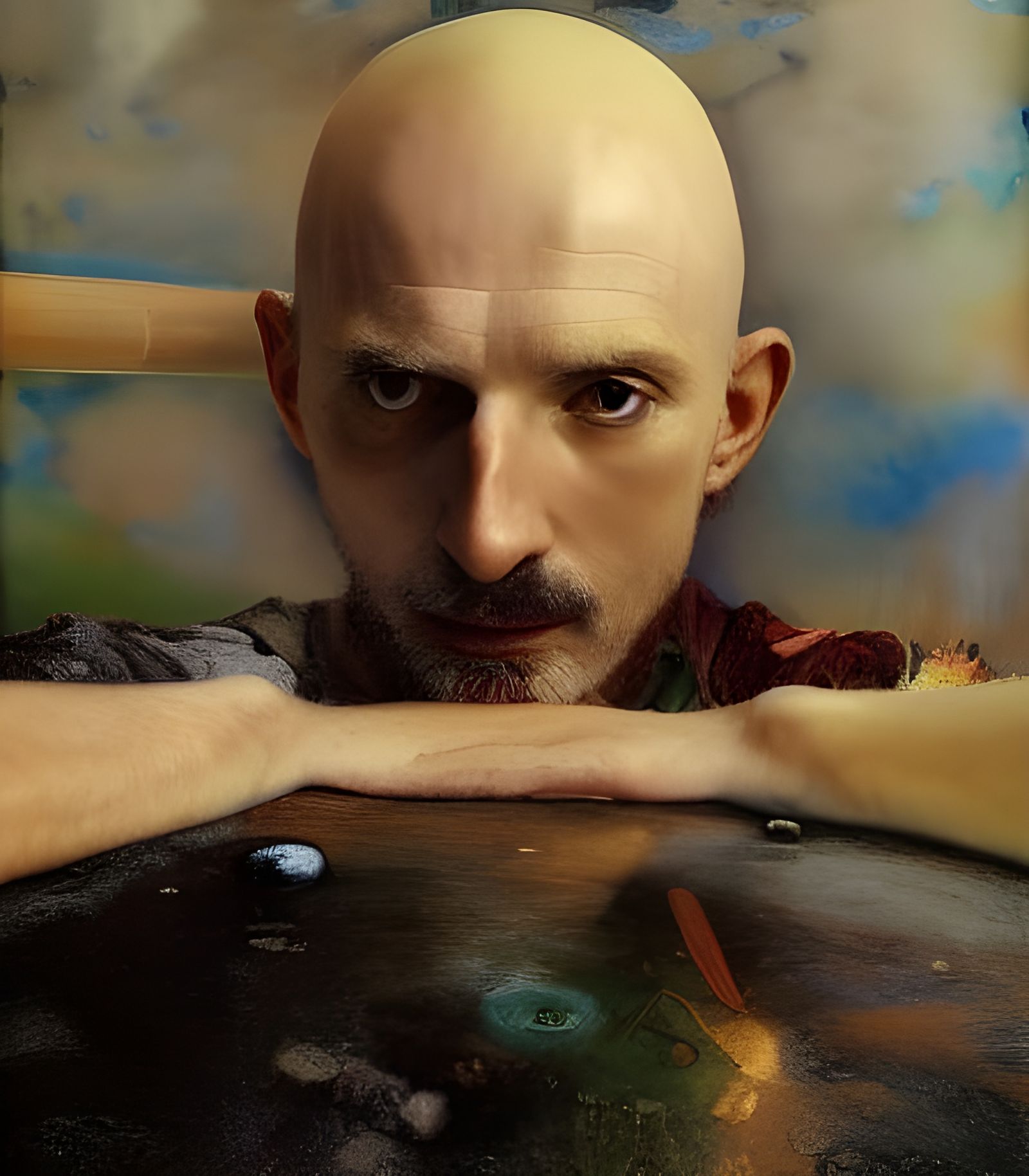 Zero Sum Game: A Hyper-Realist Painting