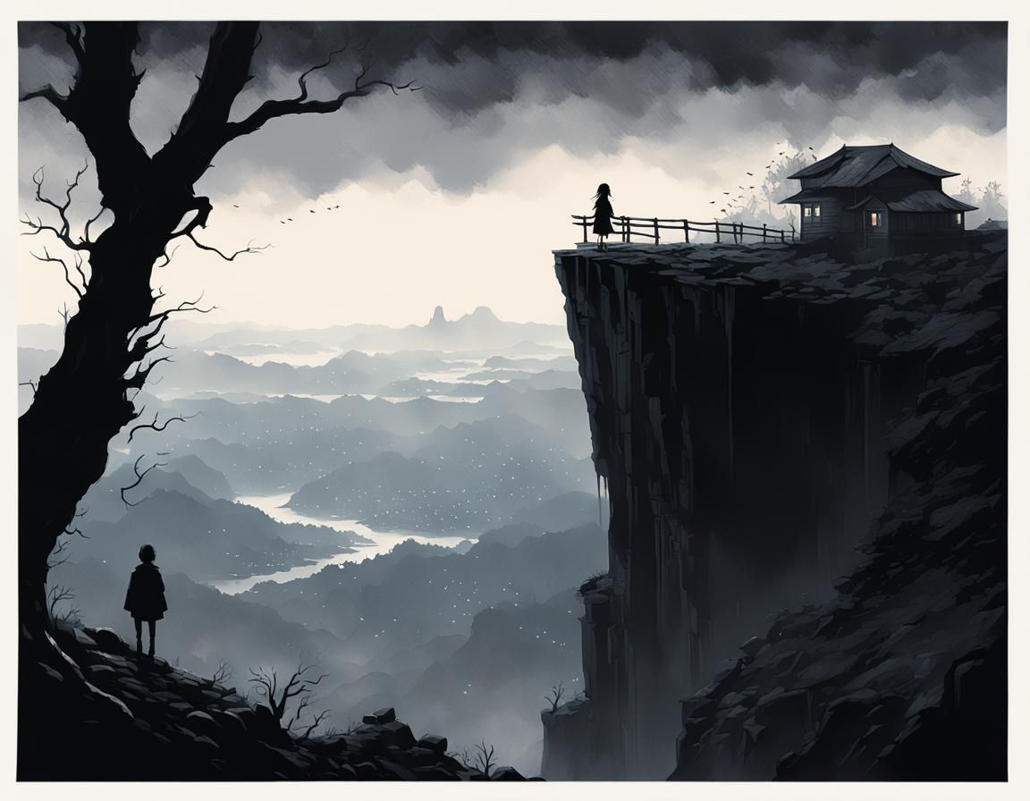 Silhouette Cries Out in Pain: Anime Style