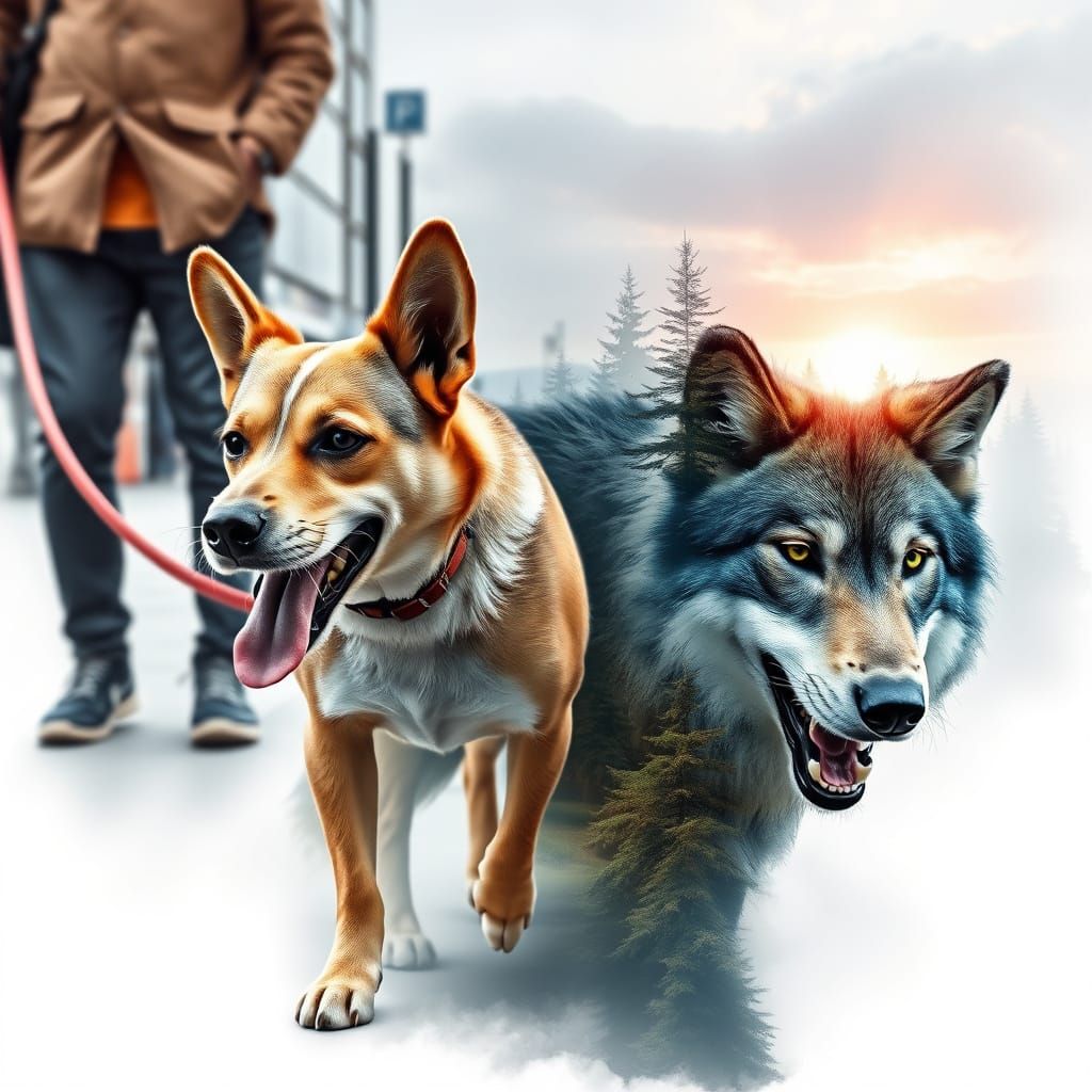 Urban Canine Duality in Double Exposure