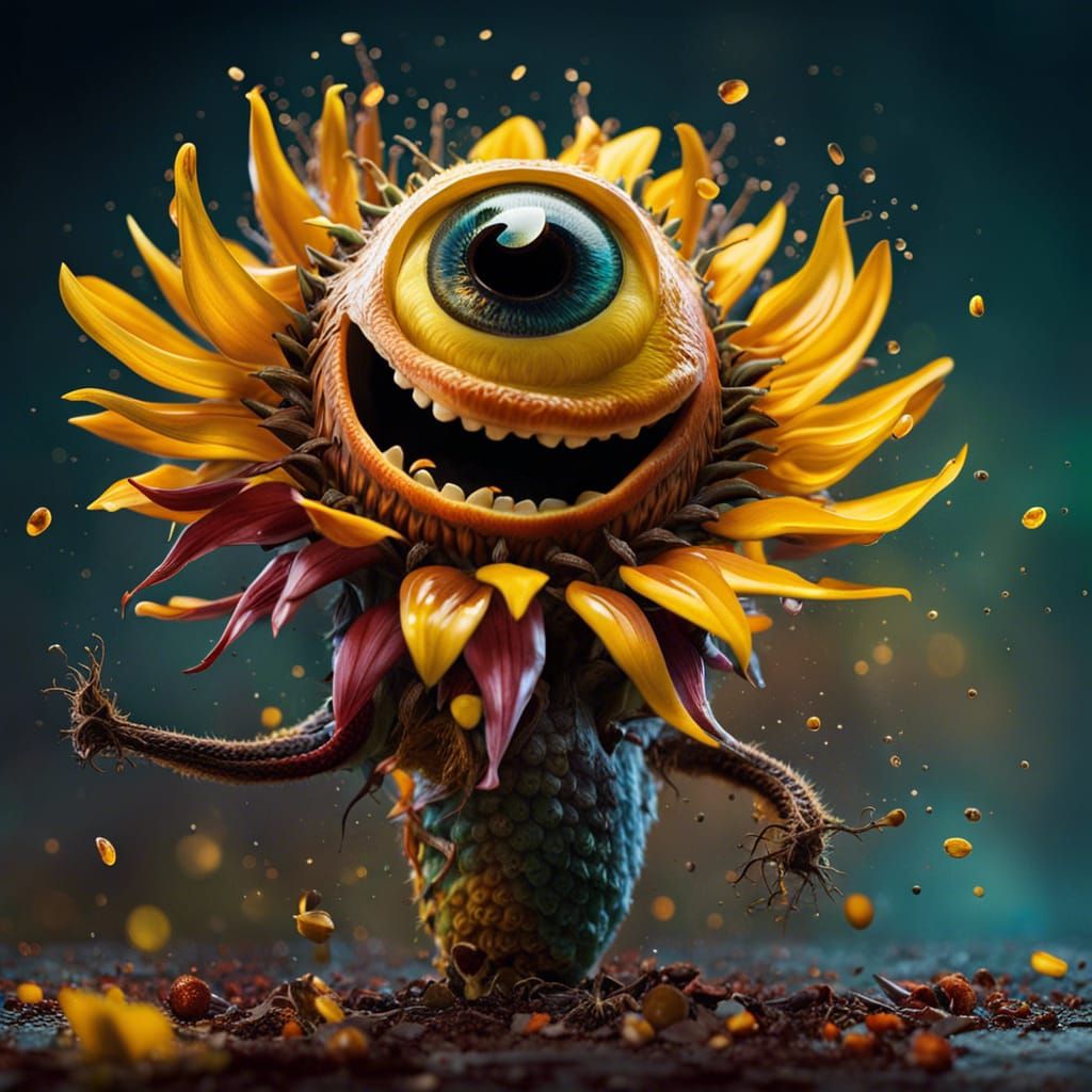 Funny yellow honeysuckle, let´s twist!