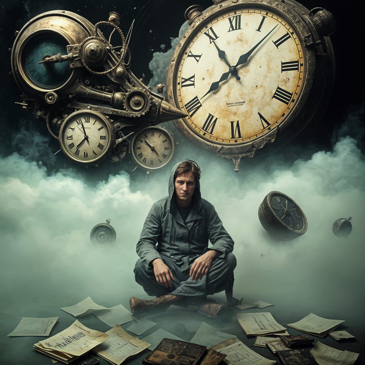 A Futuristic Metropolis at Dusk