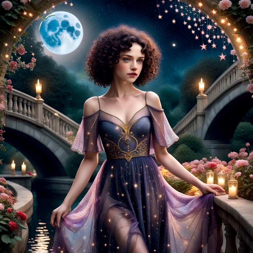 Magical Guardian of the Gardens: Oil Painting