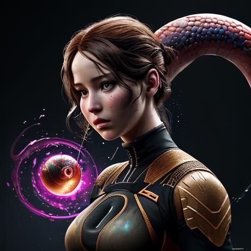 Hyperrealistic Ballad of Songbirds and Snakes Splash Art