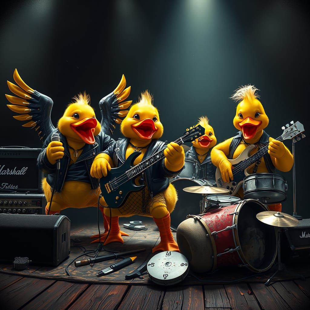 Fury of the Rubber Duck Legion in Cyberpunk Metal Mayhem