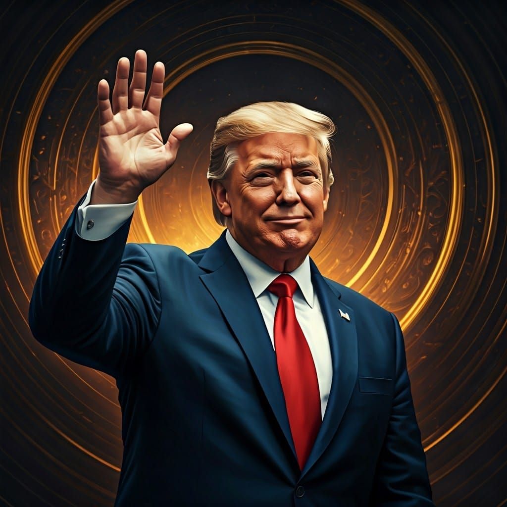 Donald Trump Portrait in American Renaissance Style