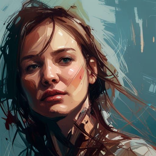 Modern Russian Girl Portrait in Fine Art Style