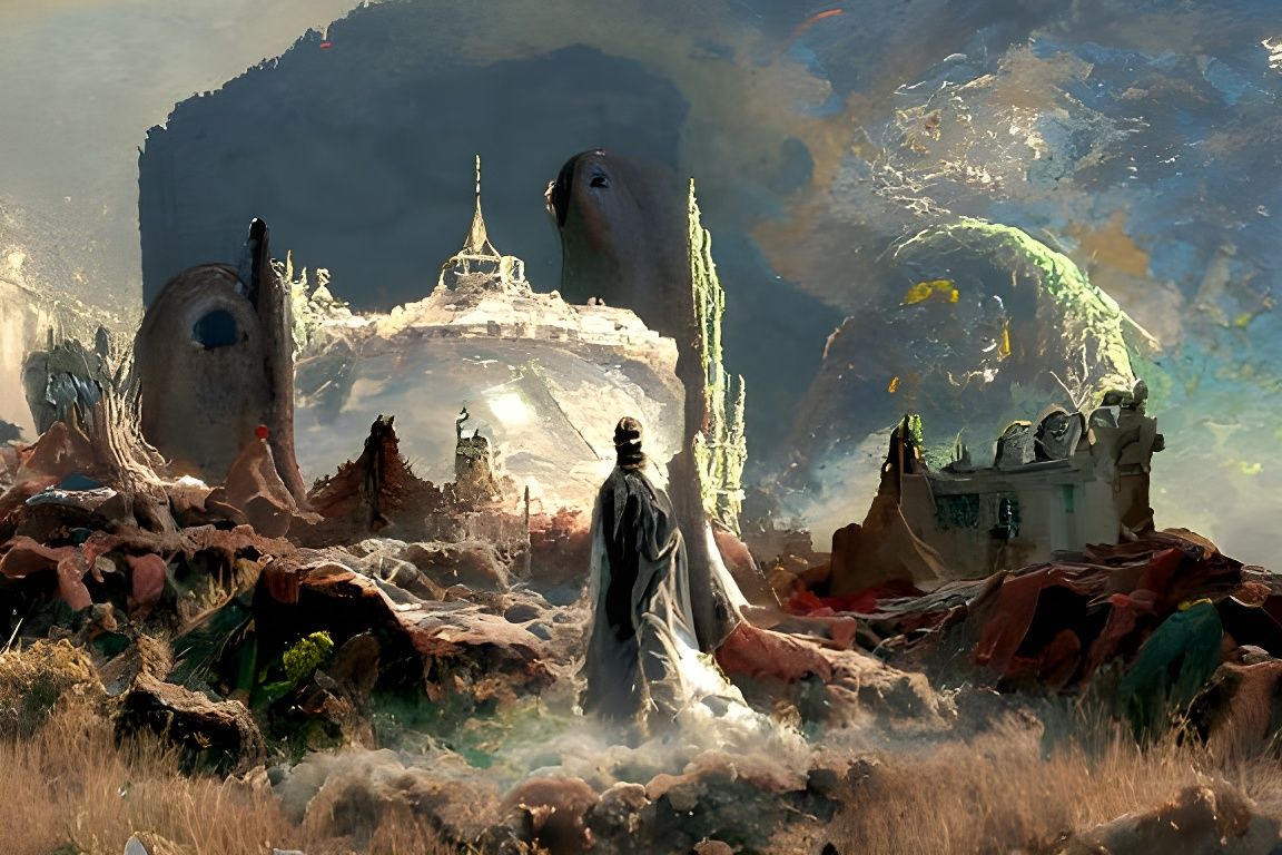 Alien Desert Castle: Sinister Ethereal Fantasy