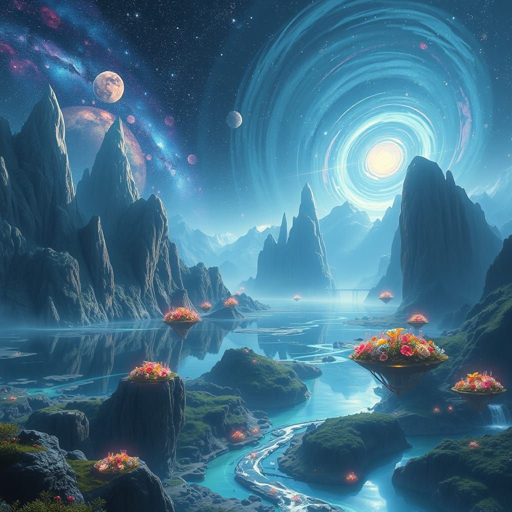 Limitless Universe: Crystal Mountains and Galactic Reflectio...