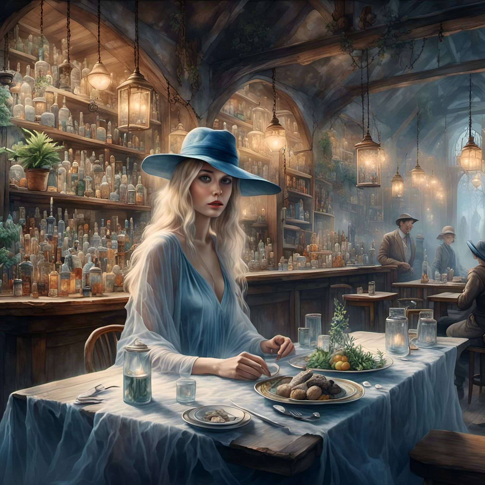 Everyone's darling, Abigail Sweet, looks about wondering why Elliot, her backup companion, wandered off without touching...