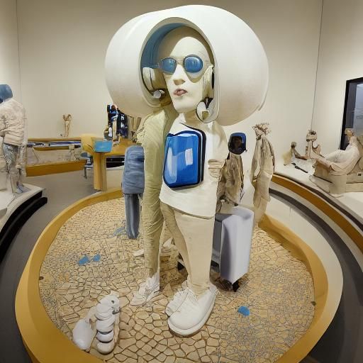 Hyper-Detailed Coders in a Museum Setting