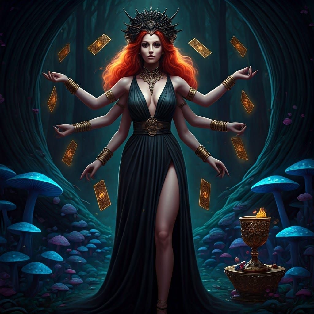 Divine Goddess of Enchanted Forest