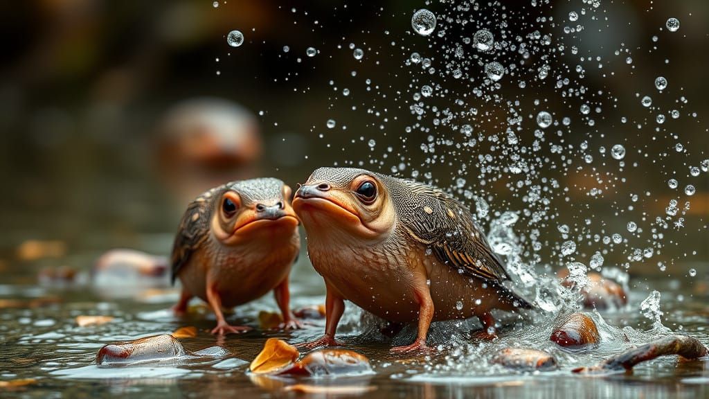 Majestic Plush Creature in Whimsical Art