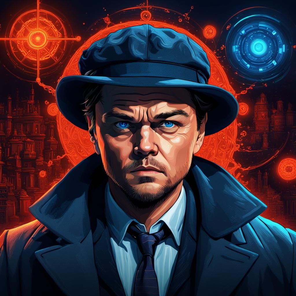 Sherlock Holmes with Heterochromia in Detailed Digital Art