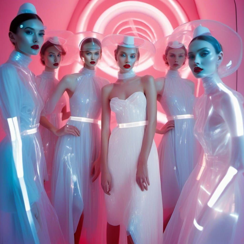 Futuristic Fashion: 3D-Printed Dresses with LED Lights