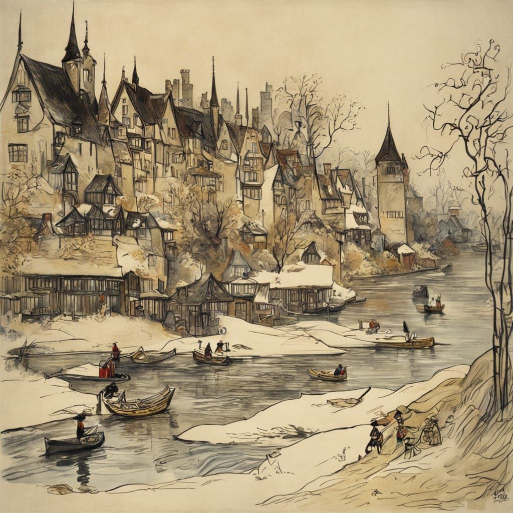 Whimsical Illustration in Classic Storybook Style