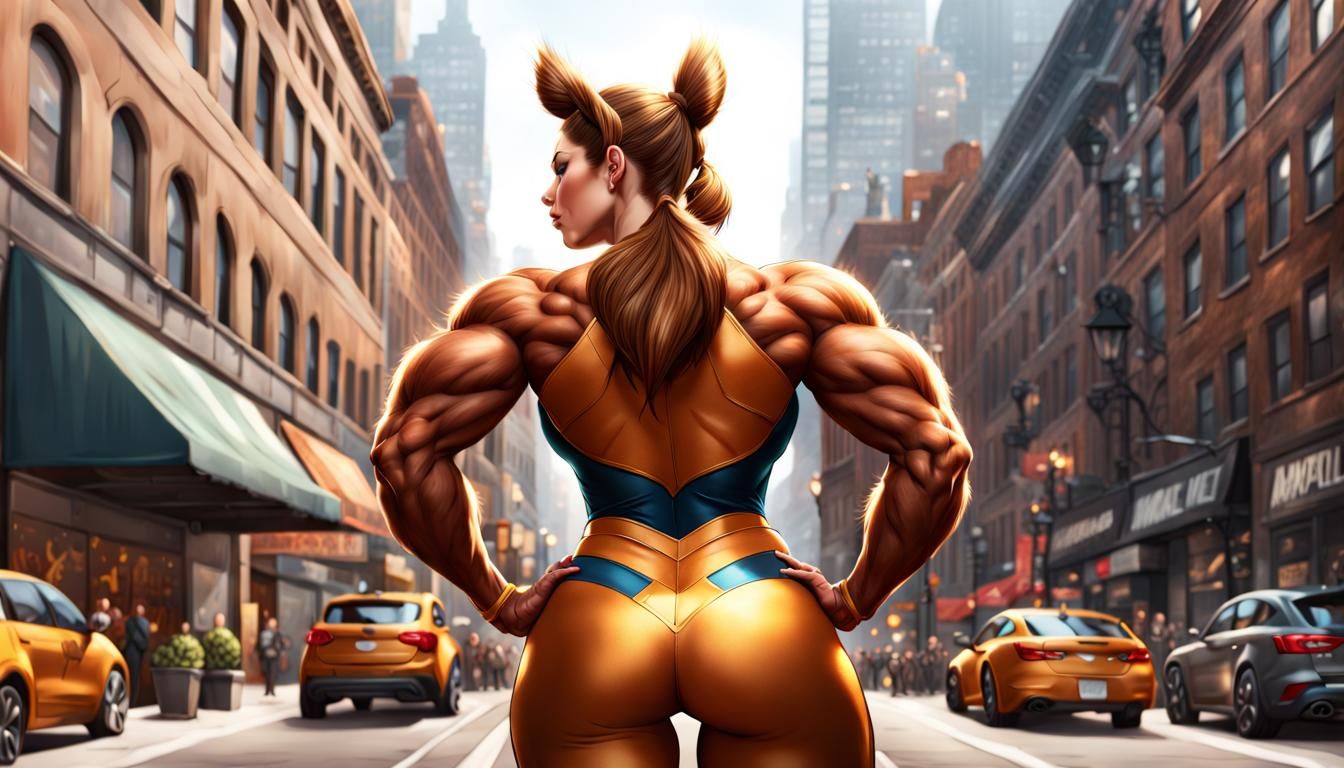Marvel's Squirrel Girl: Muscular Back View