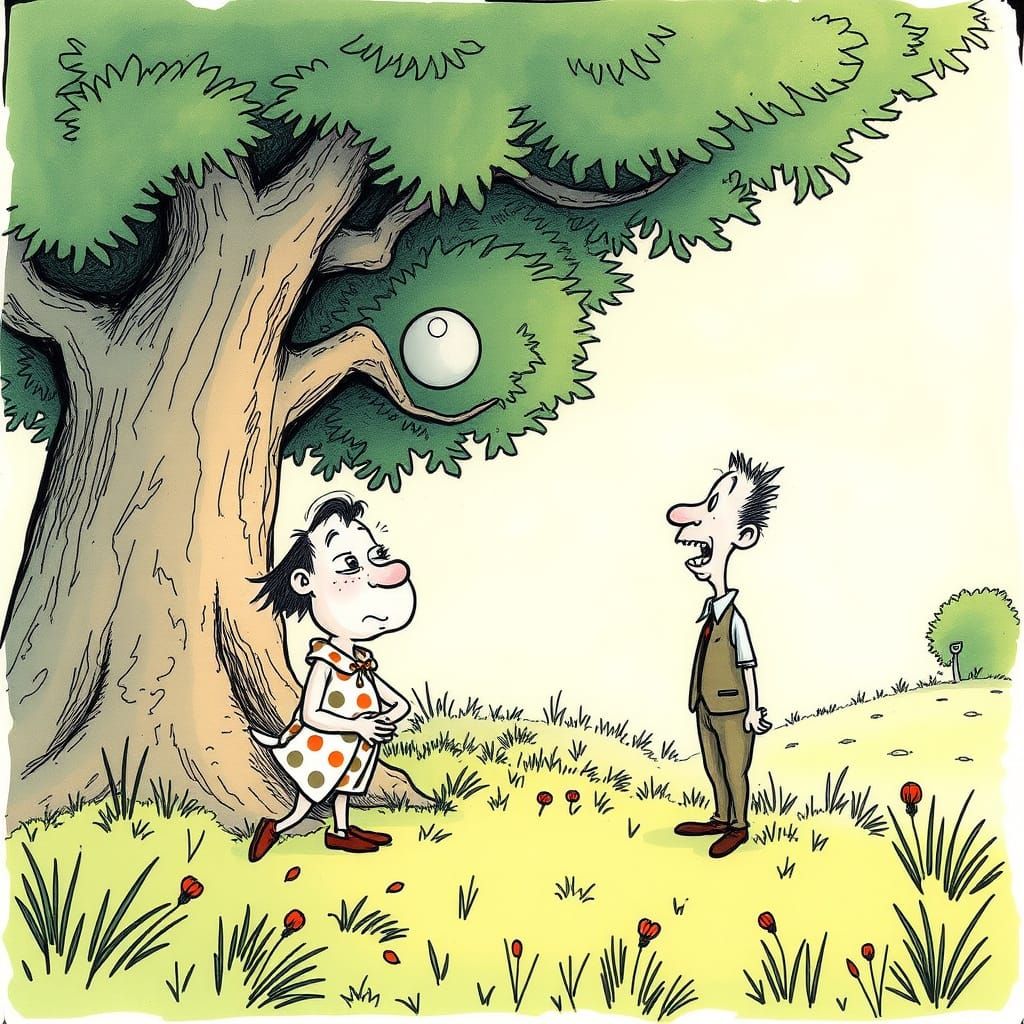 Quentin Blake and Shel Silverstein Inspired Art