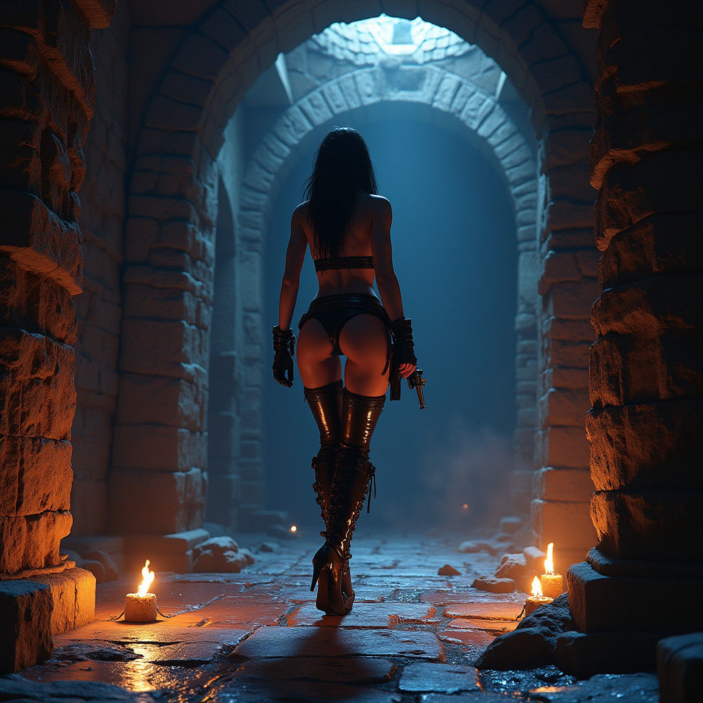 Lara Croft Burglar in Tomb of Maussolos