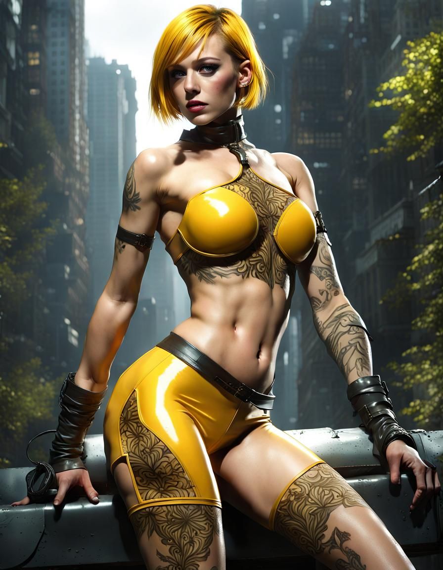 Athletic Cybørg Wøman [Yellow Crew]