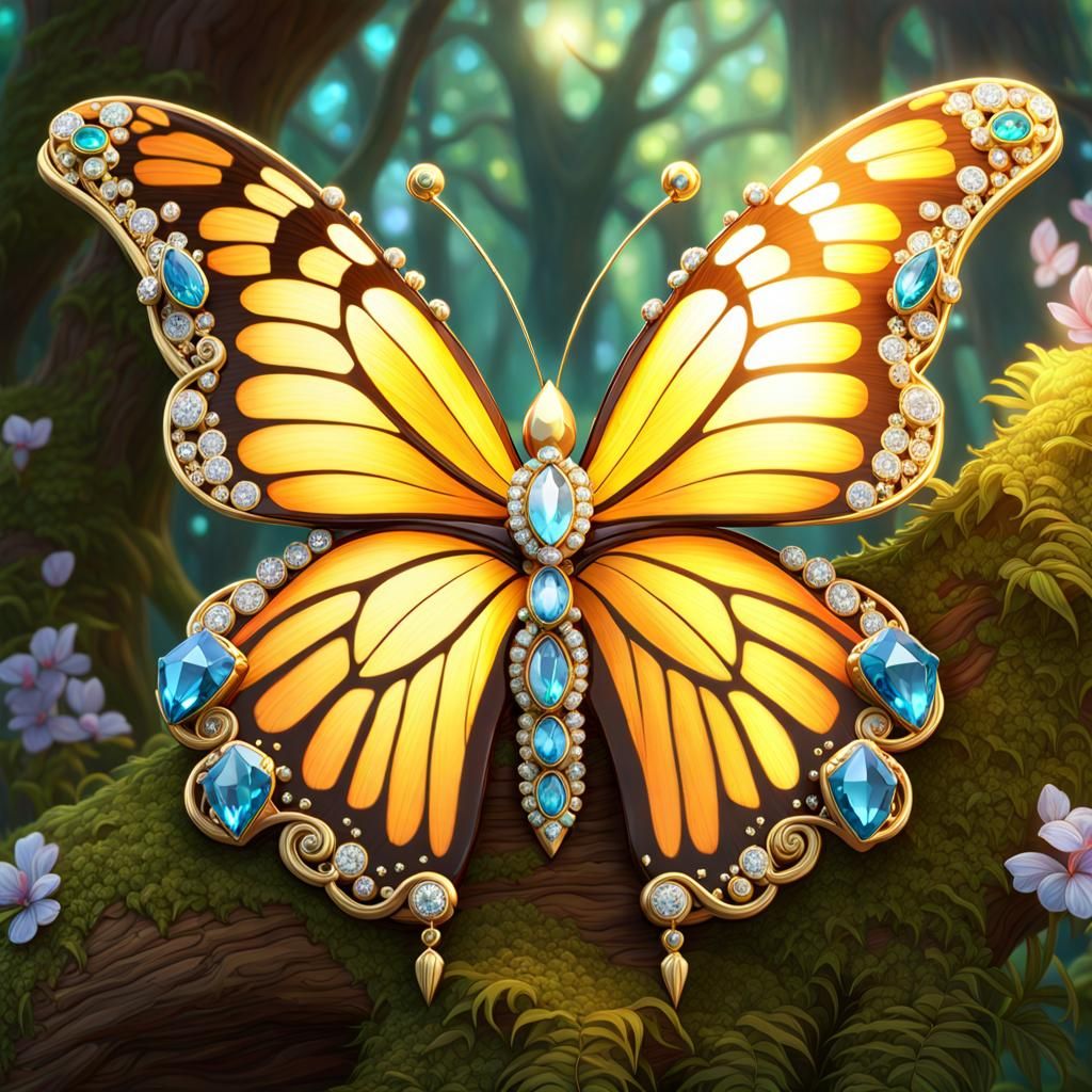 Bejeweled Monarch...