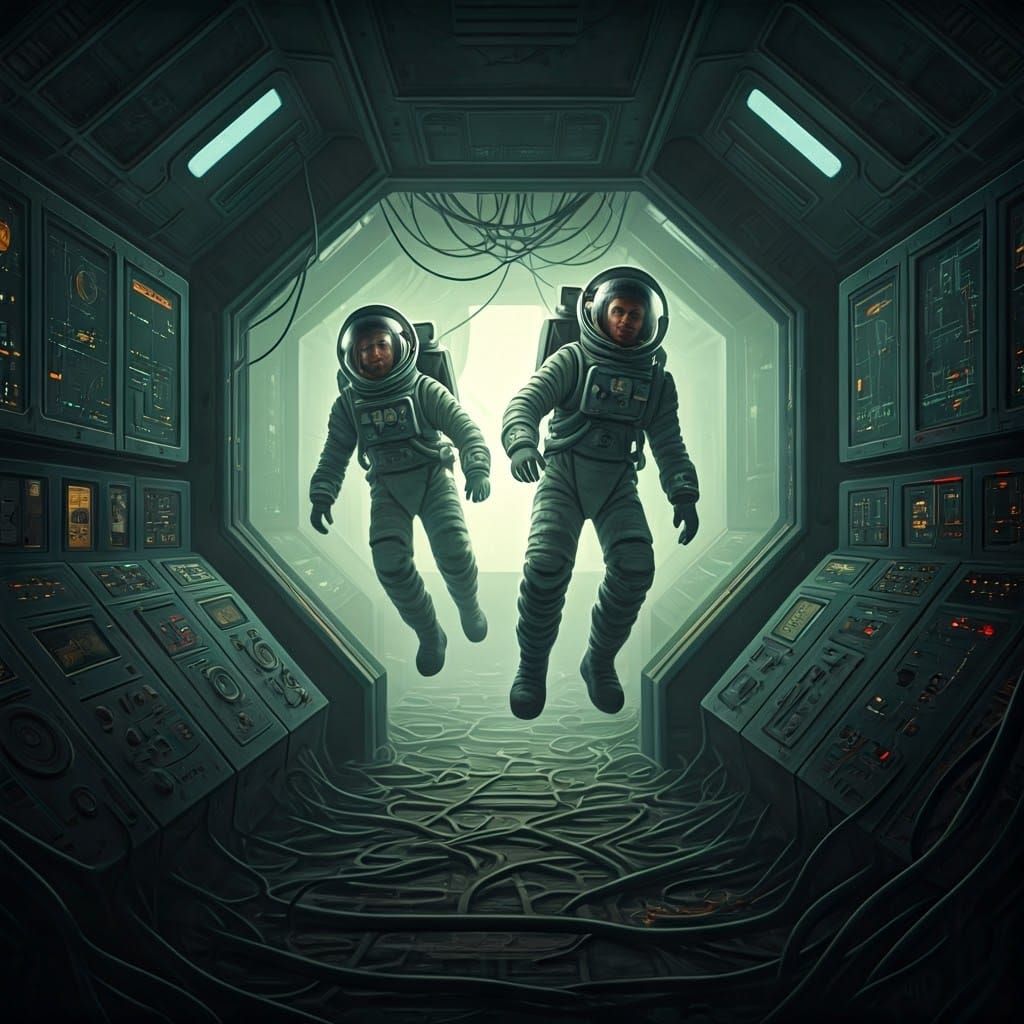 Panic in Space: Astronauts Amidst Malfunction