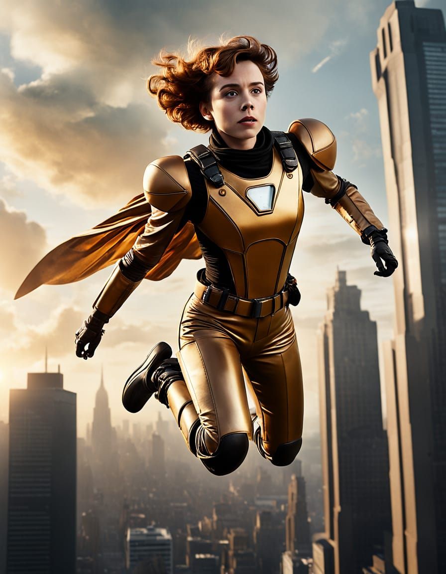 Sophia Lillis as The Rocketeer: Retro Tech Heroine Soars Abo...