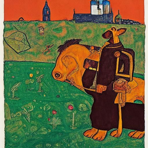 Aardvark as Enigmatic Claymation Portrait