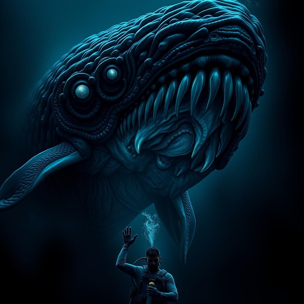 Colossal Eldritch Horror Rising from the Depths