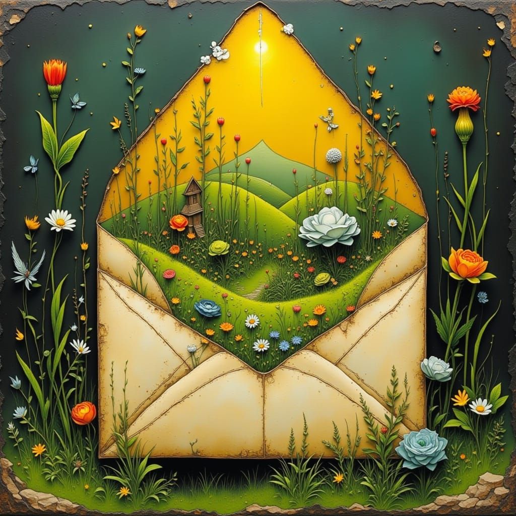 Miniature World Inside an Envelope