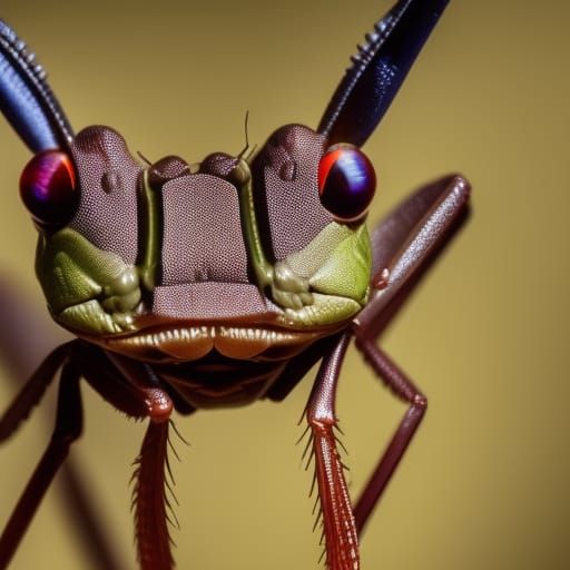 Alien Praying Mantis Hybrid in Ultra HD