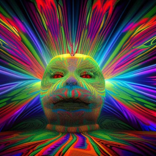 Psychedelic Freak Show: Hyperdetailed Concept Art