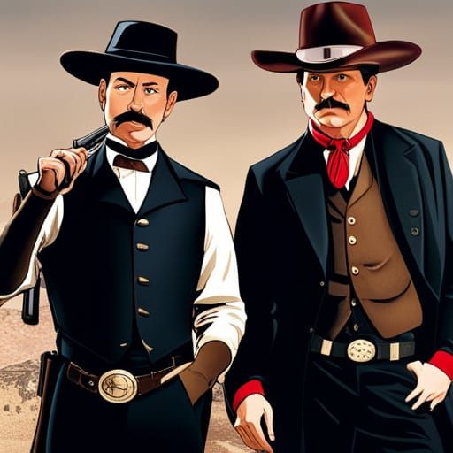 Doc Holliday and Wyatt Earp