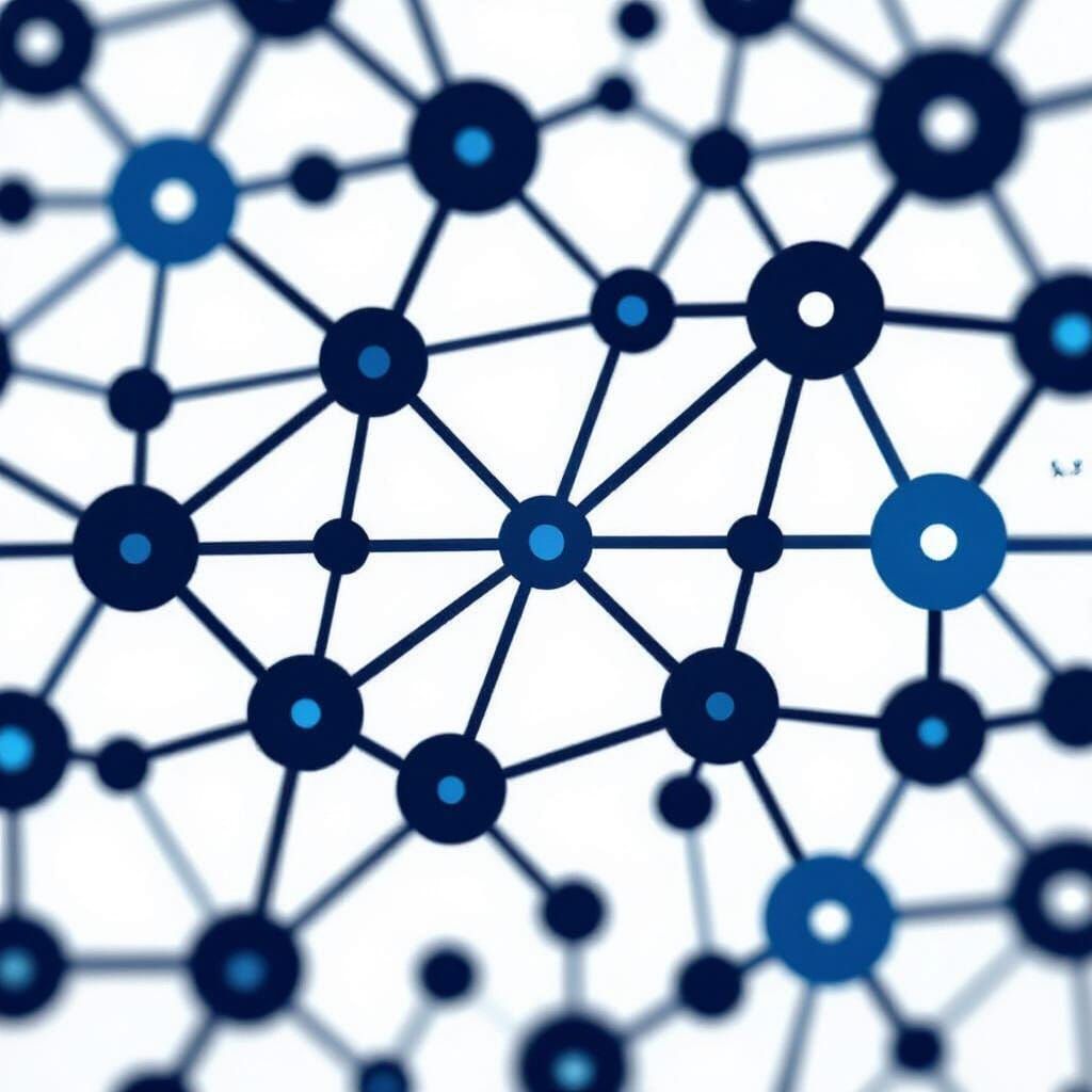 Dynamic Network Animation with Interconnected Nodes
