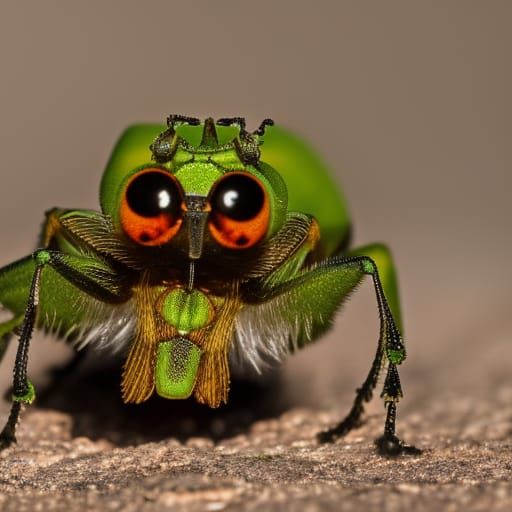 A Cute Bug's Portrait