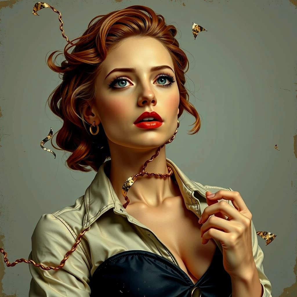 Expressive Sculpture of Life, Death, and Infinity