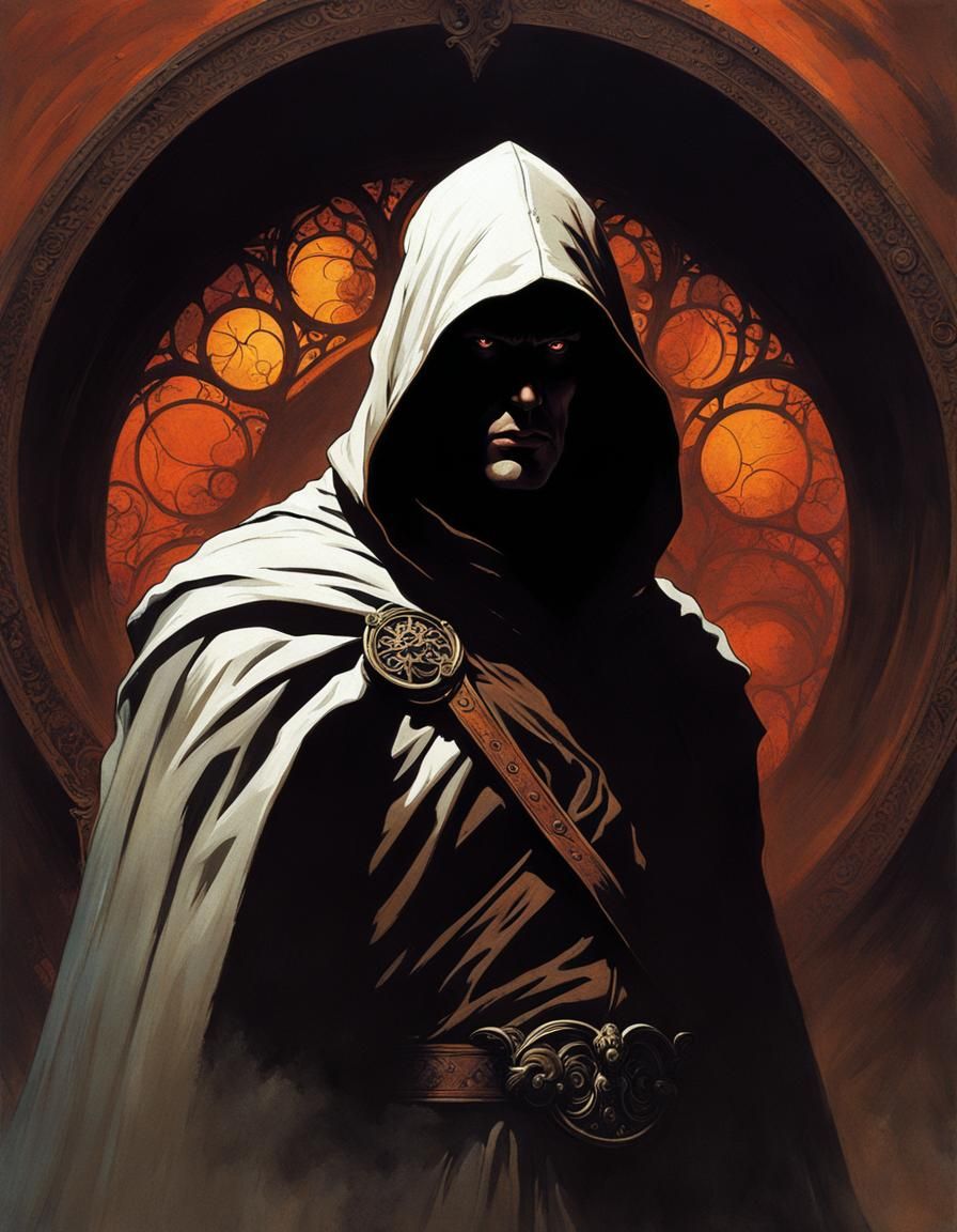 Fantasy Art: Hooded Stranger v01