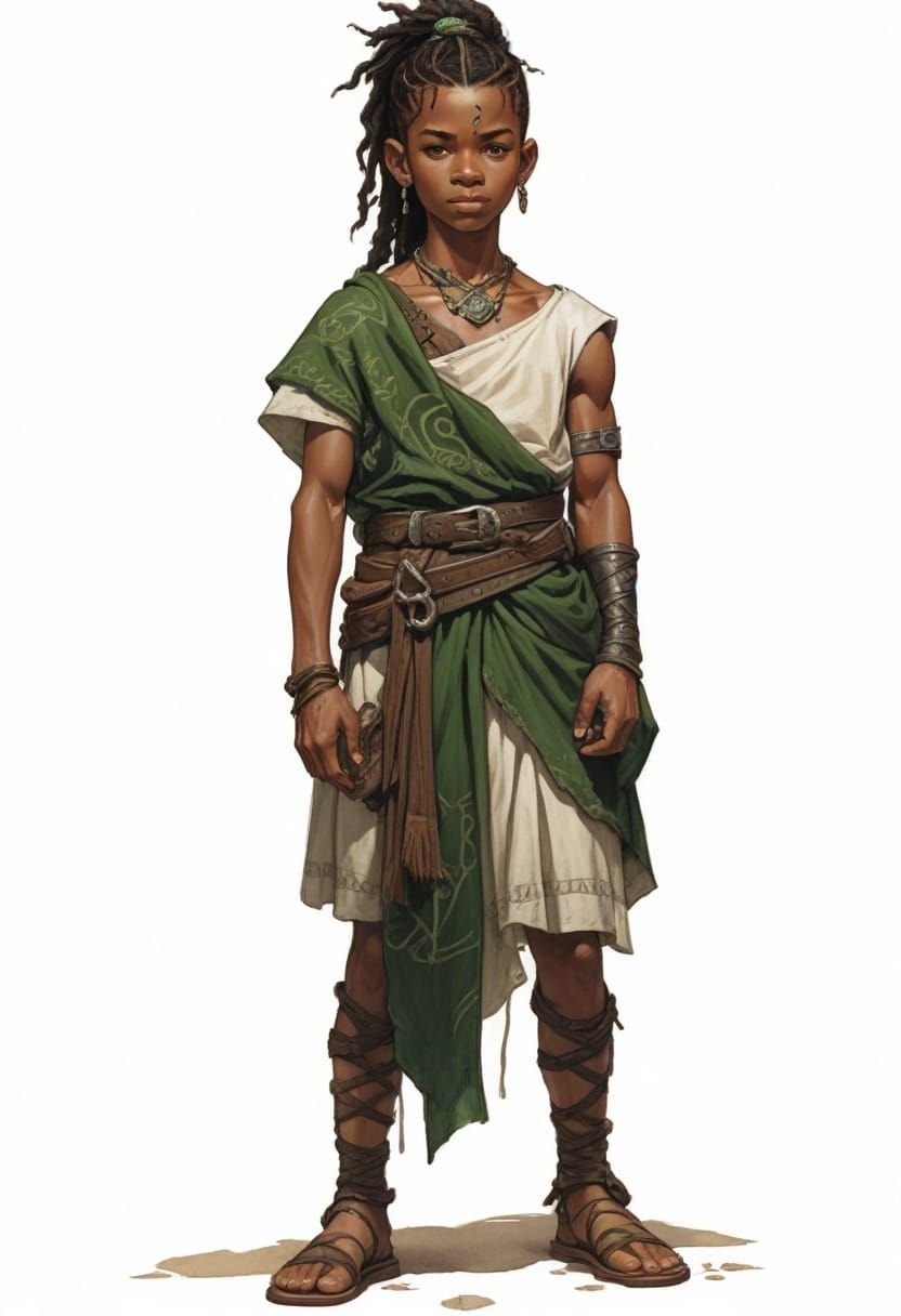 Heroic Fantasy RPG Character Portrait