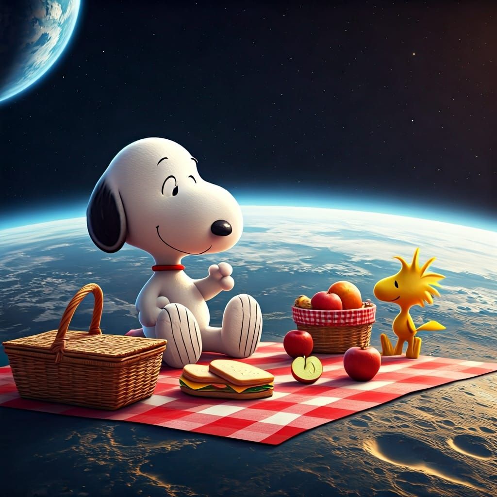 Snoopy and Woodstock's Space Picnic in 3D