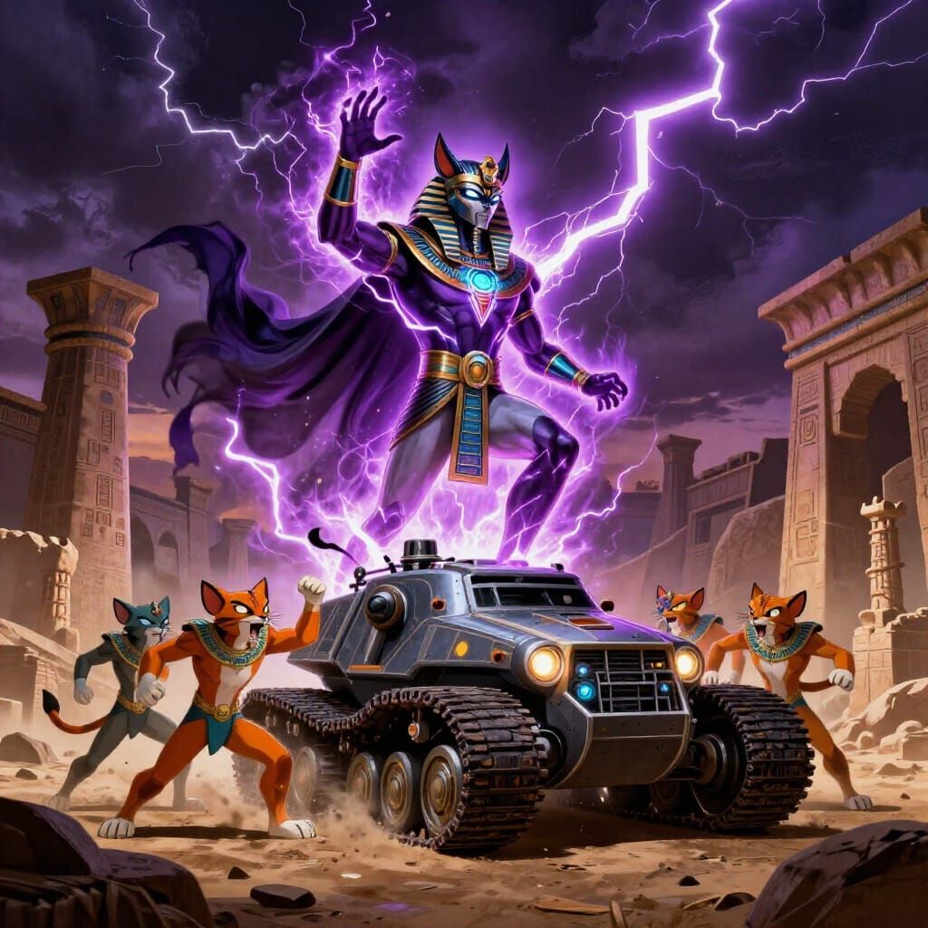 Mystical Mumm-Ra Unleashes Dark Energy on ThunderCats