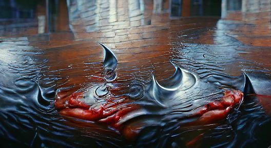 Exploding Head in Gothic Hyperrealism