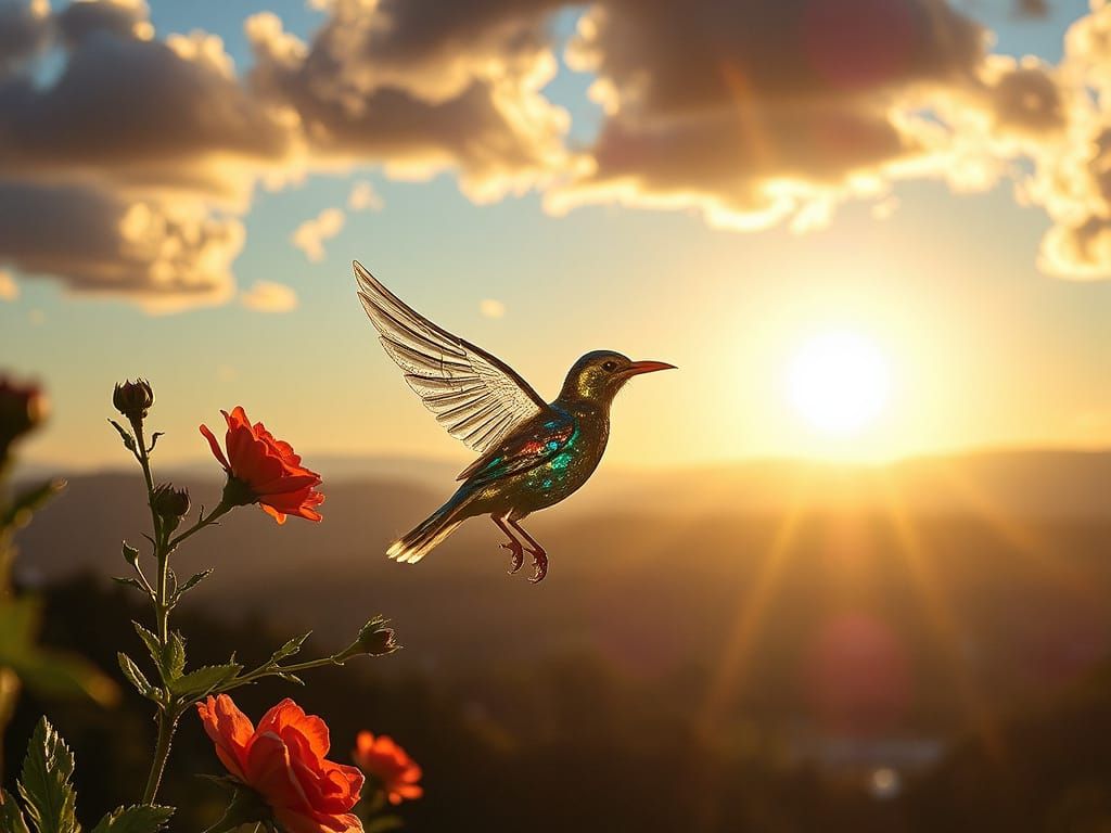 Rosy Dawn Empire Glass Angelbirdghost