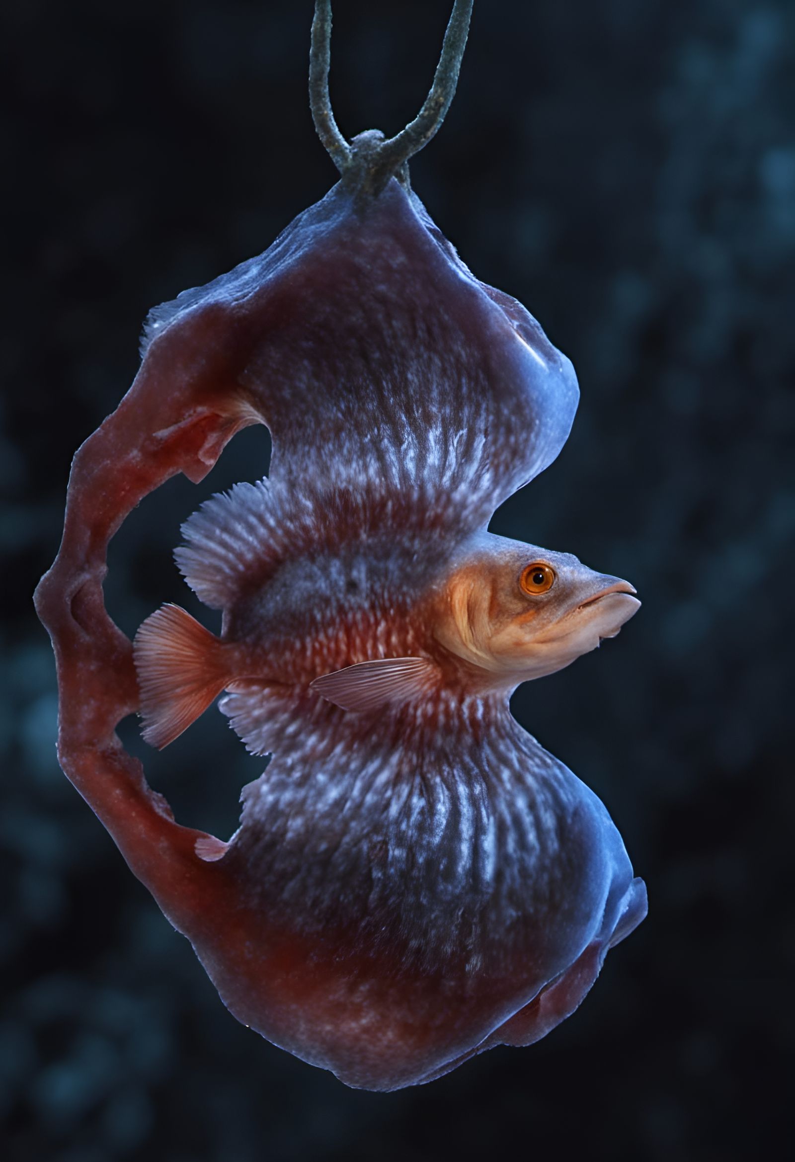 Detailed Japanese Art with Magical Particles