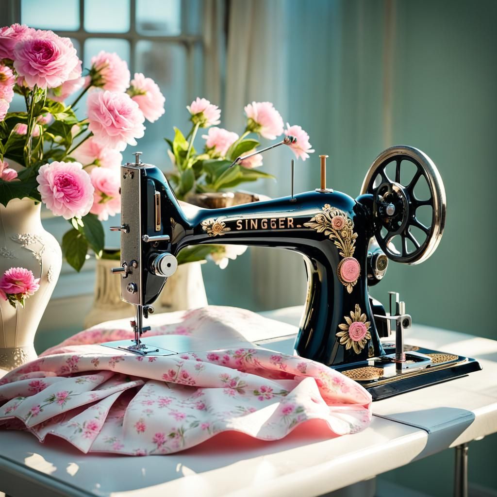 Vintage Singer Sewing Machine