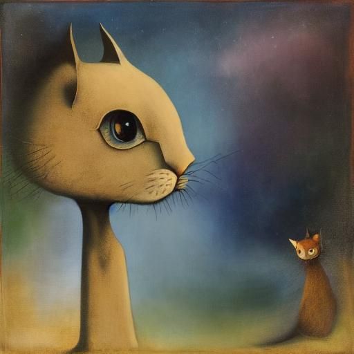 anthropomorphic  cat female